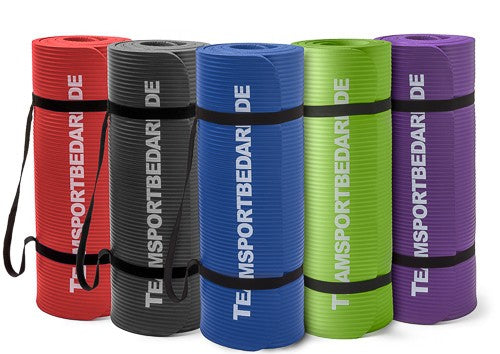 Gymnastikmatte - 190x60x1,5 cm (extra dick) Teamsportbedarf